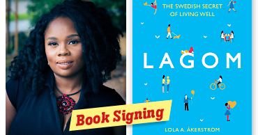 Signing ”Lagom” by Lola A Åkerström