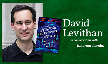 Online author event Wed 12 May – David Levithan