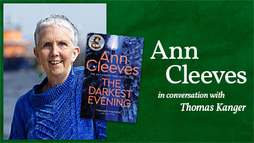 Meet Ann Cleeves – online author event Monday 17th May
