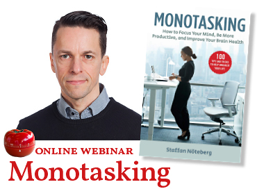Webinar ”Monotasking” with Staffan Nöteberg