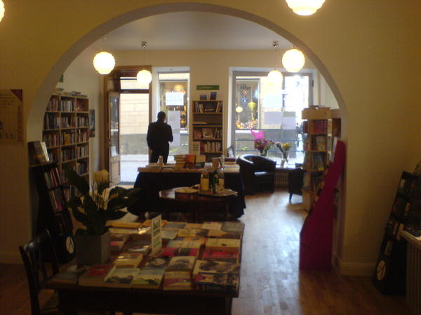Interior of the bookshop