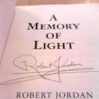 Robert Jordan signature - A Memory of Light #3 (Wheel of Time #14)