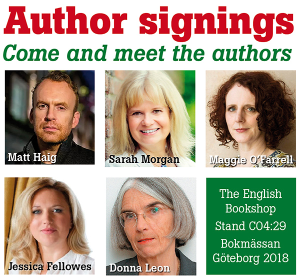 Author signings at the book fair