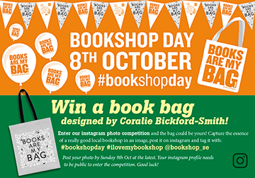 Bookshopday on Saturday 8th October