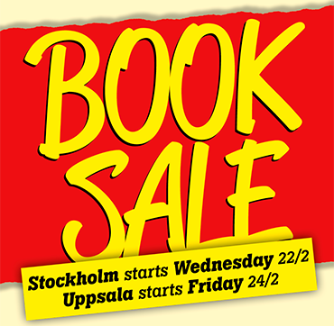 Book Sale in Stockholm and Uppsala