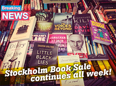 Book Sale continues in Stockholm