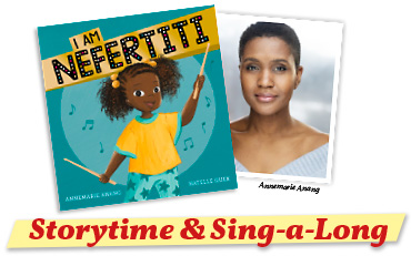 Storytelling & sing-a-long ”I am Nefertiti”