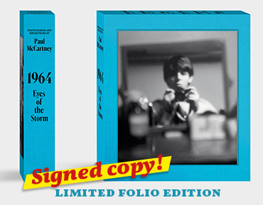 Signed copy of Paul McCartney’s ”1964 – Eyes of the Storm”