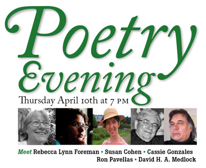 Poetry Evening Stockholm April 10, 2014