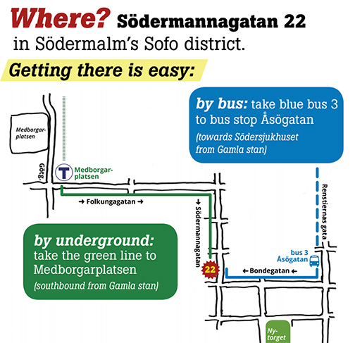 How to get to Södermannagatan 22