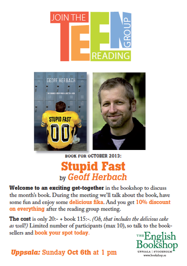 Teen Reading Group – Stupid Fast by Geoff Herbach