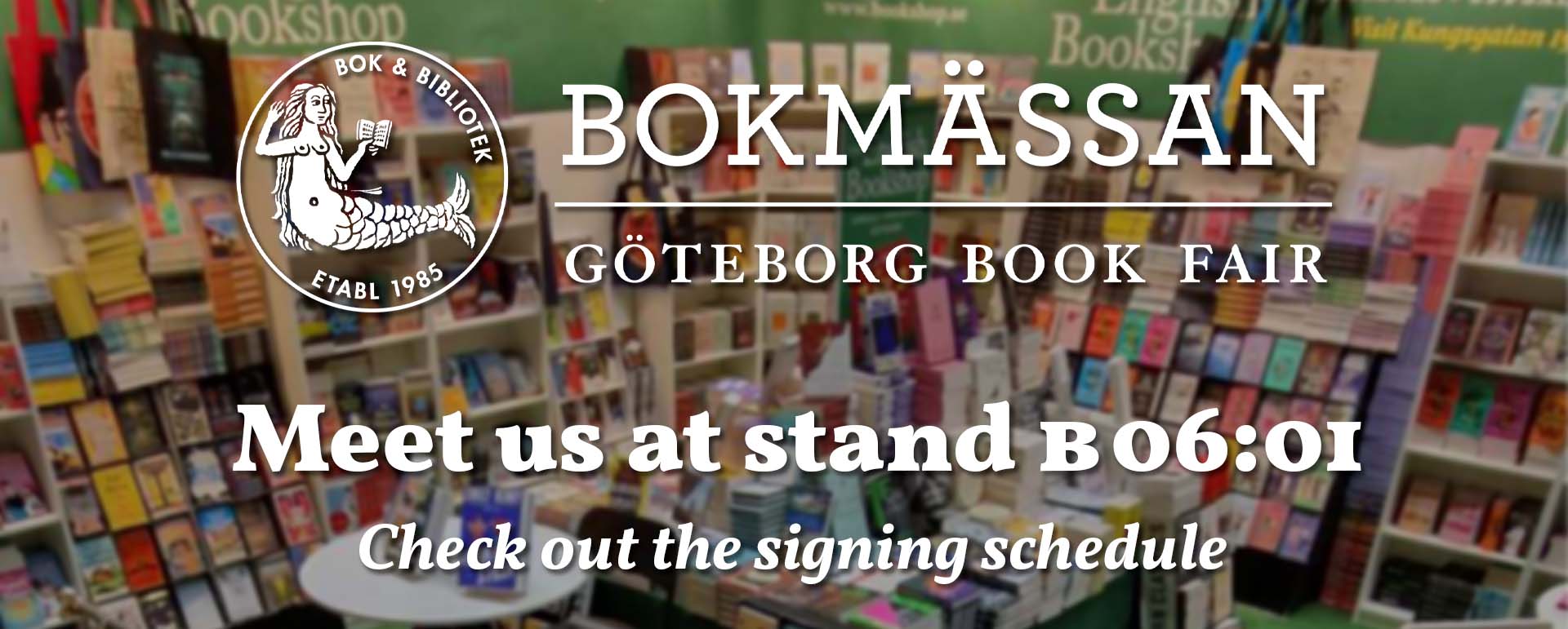 Meet us at book fair stand B06:01