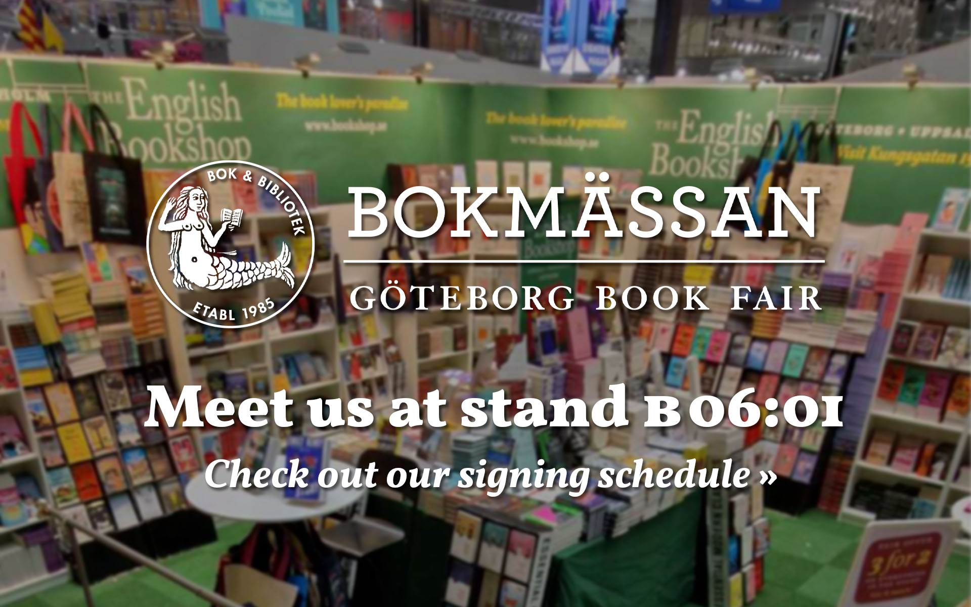Meet us at book fair stand B 06:01